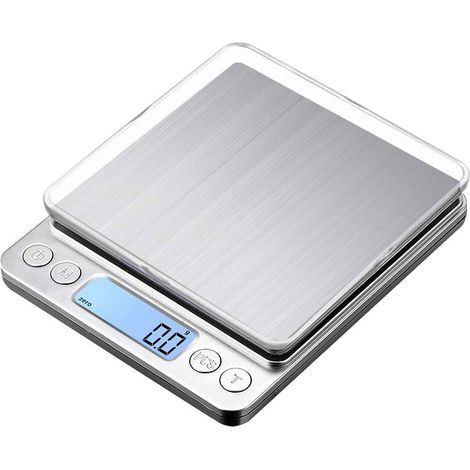 Digitale Küchenwaage für Schmuck, Gold, Getreide, Lebensmittel, Mini-Größe, 3000 g x 0,1 g