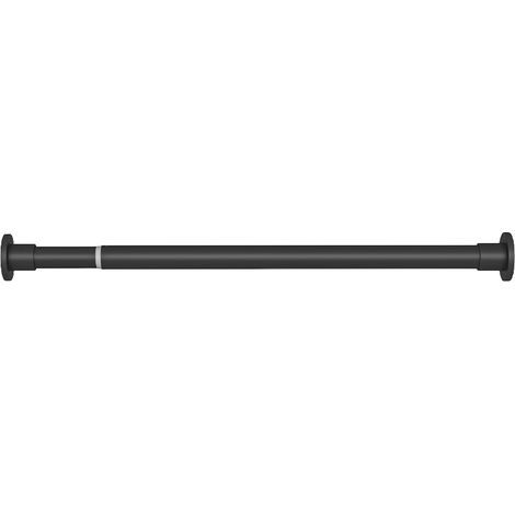Barre télescopique sans perforation, barre de séchage de vêtements, barre de rideau de douche, rétractable jusqu'à 120 cm, porte-serviettes (1/5)