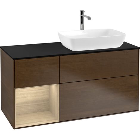 Villeroy & Boch F802PCGN Meuble sous-lavabo Finion F80 (1/2)