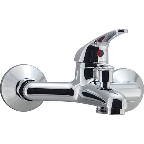 MASIDEF - RUBINETTO MISCELATORE BAGNOSERIE IKER PER VASCA - IN OTTONE CROMATO