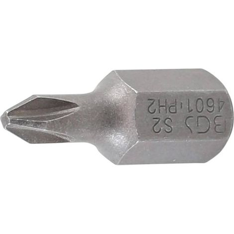 Embout Cruciforme PH2 10 mm (3/8) - L. 30 mm - Précision et Durabilité, Acier, Pro - D-Work (1/5)