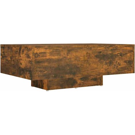 Maison Exclusive - Couchtisch Räuchereiche 85x55x31 cm Holzwerkst (1/5)