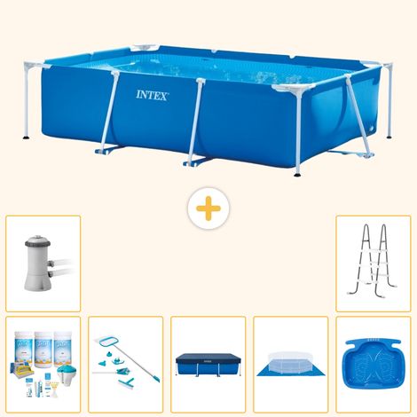 Intex Piscine Tubulaire Rectangulaire - 300x200x75 cm - 8-pièces  S20050 (1/5)