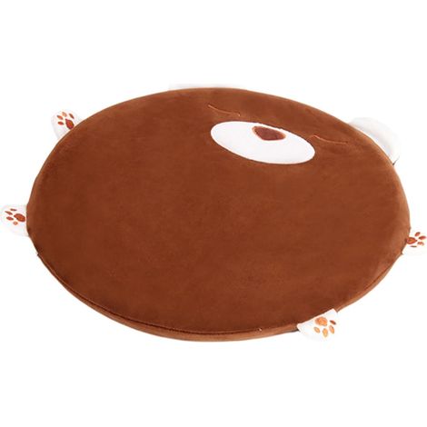 Coussin de siège rond et doux en forme d'animal de dessin animé, coussin pour tabouret ou chaise. (1/3)