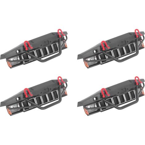 4X pour C14 C24 C24-1 1/16 Pièces de Mise à Niveau de Voiture TéléCommande Pare-Chocs Grillage Accessoires de Rechange