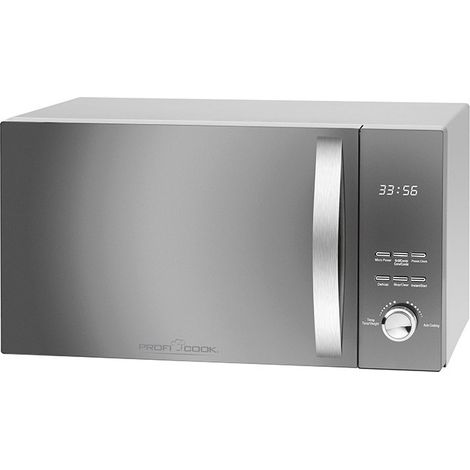 Micro-ondes avec gril et convection 3en1 23L 2300W Proficook PC-MWG 1176H Silver (1/5)