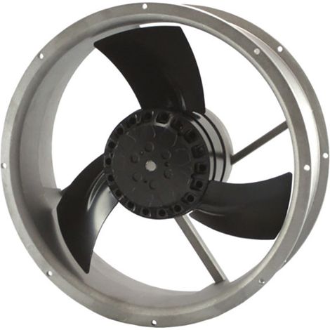 Ventilateur axial RS PRO 230 V c.a., 1580.1m³/h, 254 x 254 x 89mm, 105W, Dia. 254mm ( Prix pour 1 )
