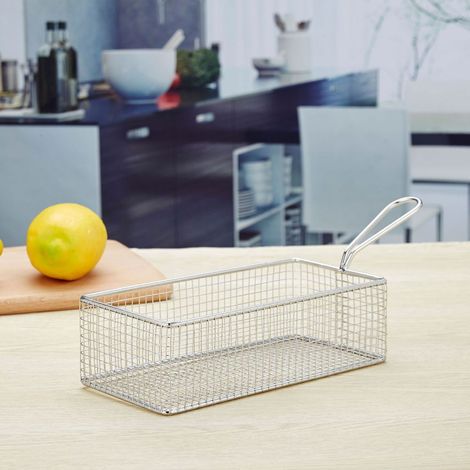 Panier à Frites en Acier Inoxydable, Passoire à Mailles pour Cuisine (1/5)