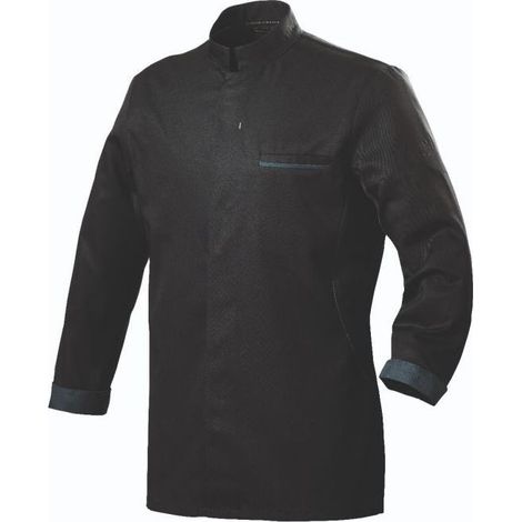 Veste de cuisine écologique manches longues ROBUR DUNES ML Noir 3XL.
