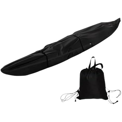 Housse de kayak pour le rangement extérieur, imperméable et résistante aux UV Accessoires de bateau robustes avec protection UV pour l'été, l'intérieur, le jardin, les voyages et les aventures à la p (1/5)