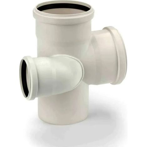 REHAU RAUPIANO PLUS Schachtabzweig rechts DN 110/75/110, 87 Grad, 11237611001