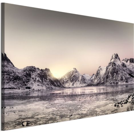 Quadro su tela italiana 90 x 60 cm - stile scandinavo - natura Quadro su tela italiana 120 x 80 cm - stile scandinavo - natura (1/5)