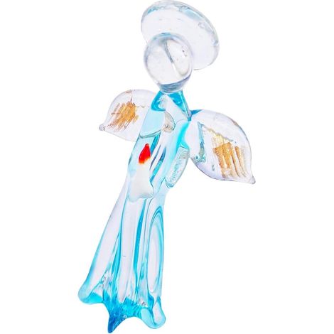 Cristaux Lumineux Angeled Sculptures Verre Angeled Presse Papier Ornement Statue À Collectionner Décoration De La Maison D ' Anniversaire De Noël Crystals Sculptures (1/5)