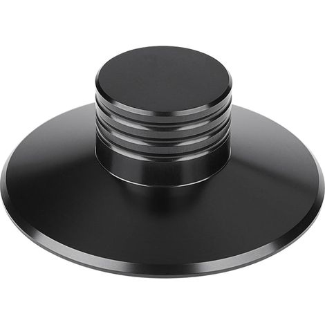 Nouveau Stabilisateur de Disque Vinyle Métallique Noir pour Platines Tourne-disques (1/5)