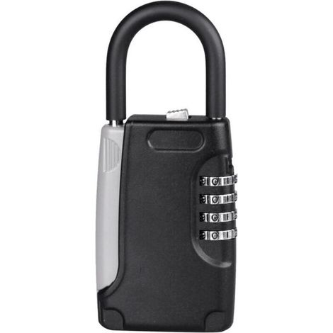 Boîte à clés avec Anse, Code à 4 Chiffres, extéri, Petit boîtier à clefs,Mot de passe keybox installation gratuite portable keybox b & B décoration mot de passe boîte de rangement boîte d'as