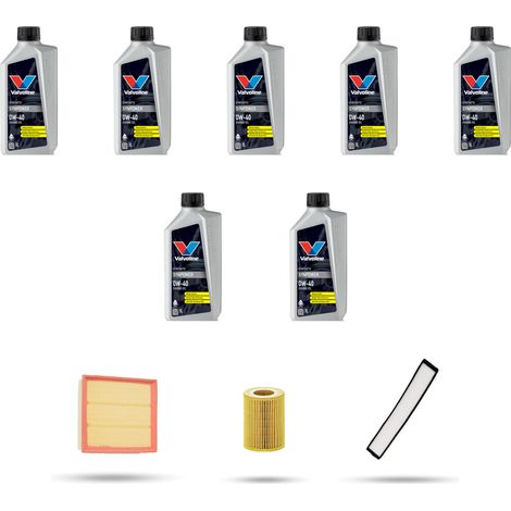 Kit tagliando 3 FILTRI e 7L OLIO compatibile con Bmw x3 (E83) 3.0i 170kw dal 2003 al 2006 (1/5)