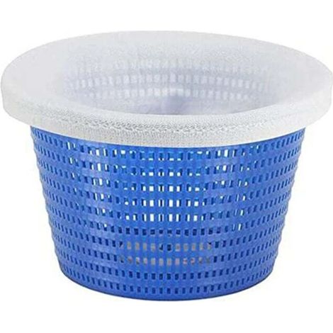 Lot de 20 chaussettes filtrantes pour skimmer de piscine. Filtre en nylon élastique efficace contre le pollen, les feuilles et les cheveux (lot de 20). (1/5)