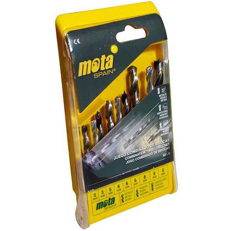 Juego de 9 brocas de madera y Widia MOTA 39351 (1/2)