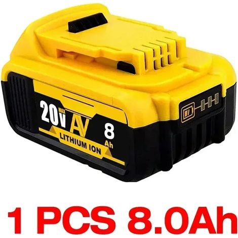 20V 8,0Ah Ersatzakku für DeWalt MAX XR Li-Ion Werkzeugakku (1/5)