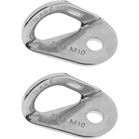 MINKUROW Bulloni di fissaggio del cuscinetto di ormeggio in acciaio inossidabile da 2 pezzi Accessorio per speleologia da 10 mm (1/5)