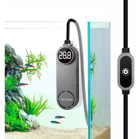 Chauffage d'aquarium, petit chauffage d'immersion réglable avec protection contre la surchauffe et affichage numérique, contrôle pour aquariums (50 W) (1/5)