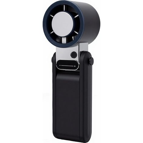 Portable 3-Lens Fan with LED Display, 3000 mAh for Office, Travel, Outdoor Use  180-Degree Adjustable Airflow Outlet, 8-Hour Runtime, Rechargeable Battery, 199 (1/5)