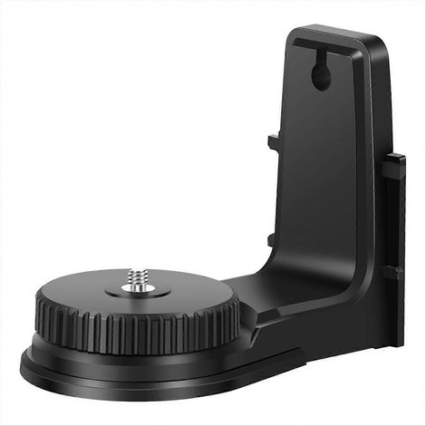 Support magnétique pour niveau laser, support de niveau rotatif à 360°, support de niveau portable, support de niveau léger en L (1/5)
