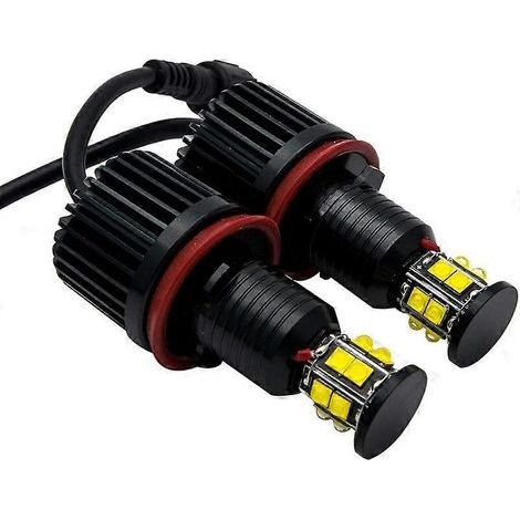 Ampoules LED Angel Eyes sans erreur CanBus 1600 lm 6000 K Blanc E92 E81 E82 E87 E88 E90 E91 E93 E63 E64 E70 1/3/5/7/X/Z