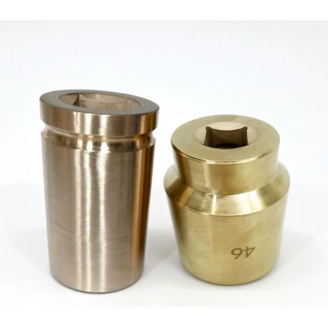 Vaso antichispas 41 mm1 pulgada cuadrada neumático bronce de aluminio (1/5)