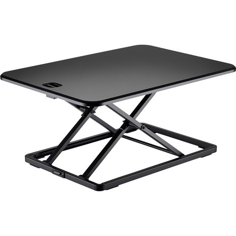 Wiltec Convertidor de escritorio de pie 67x47cm altura ajustable ordenador portátil sentado monitor (1/5)