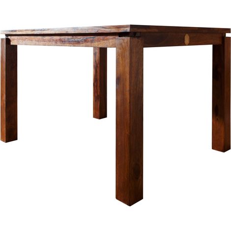Esstisch Sheesham 90x90x76 life honey lackiert METRO LIFE 151