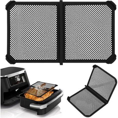 Grille Anti-Projection - Silicone Alimentaire - Pour Friteuse À Air AF451 AF400 DZ401 - 2 Pièces (1/5)