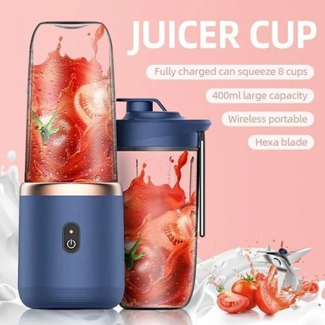 Multifunktionsmixer 400+400 ml, Smoothie-Maker, Edelstahlmixer, Rührgerät