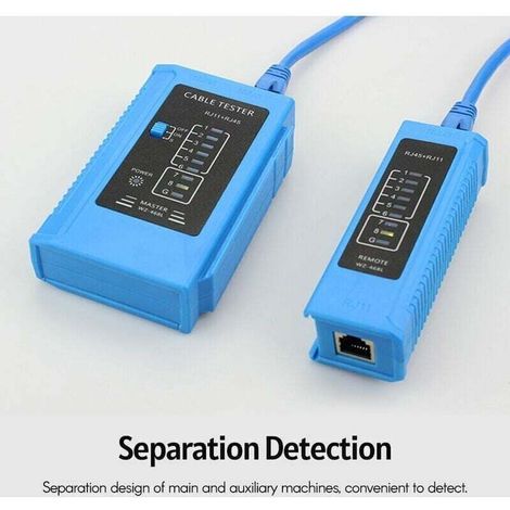 Tester e rilevatore di tensione, tester multifunzionale per cavi di rete, tester per cavi, controller per il passaggio dei cavi telefonici, batteria non inclusa - Crezuo