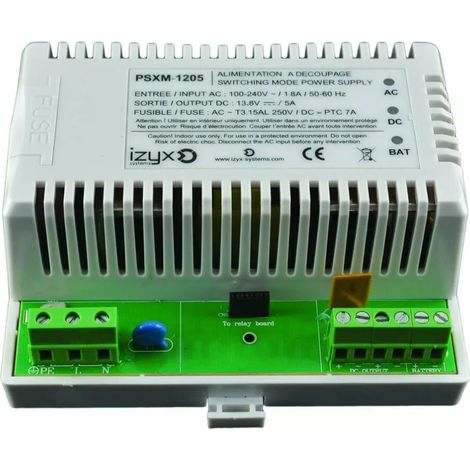 Module alimentation chargeur PSXM-1205 - IZYX SYSTEMS
