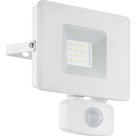 Faretto Esterno Sensore Moderno Faedo 3 Alluminio Bianco Led (1/5)