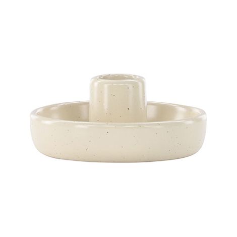 Otis Kerzenhalter beige.