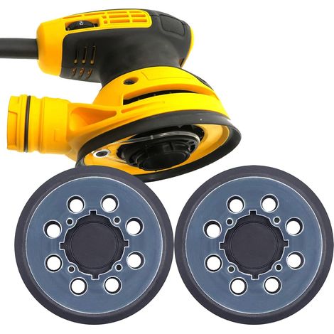 2 Stück 8-Loch-Schleifpads für DWE6423, DWE6421, DCW210B 125 mm Exzenterschleifer, direkter Ersatz für Pad-Teilenummer DWE64233, N329079, RSP54