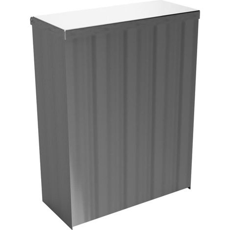 Poubelle murale 6 l inox, chrome mat (101915055)