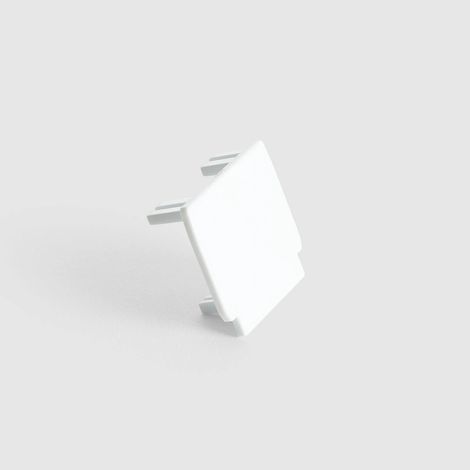 Tapa Final para Carril Trifásico DALI Blanco (1/4)