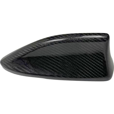 Cache d'antenne aileron de toit de voiture en fibre de carbone véritable pour--