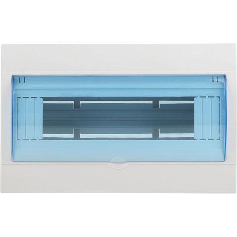 Transparente Stromverteilerabdeckung, 1 robuste Kunststoff-Anschlussdose, 9-12-fach Hochleistungs-Stromkreis für Haus/Hotel zur Wandmontage im Innenbereich - Crezuo