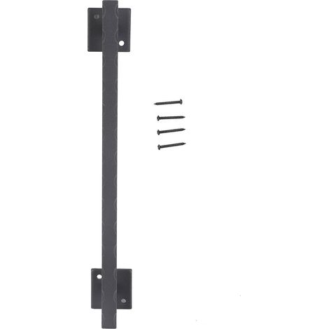 Carbon Steel Barn Handle Matte Frosted Sliding Door Pull for Garage Cabinet Gate Home