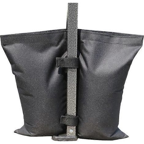 sac de lestage en toile Oxford pour support de tente, poids pour tente pliante, abri solaire extérieur-34X40 cm-Black (1/4)