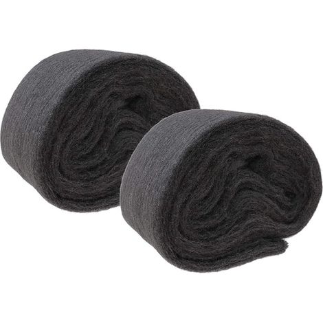 2 x 120g Rolls of 0000 Grade Ultra Fine Steel Wire for Cleaning Glass, Marble and Furniture Polishing (1/5)