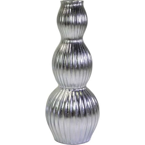Portavaso resina argento cm Ø45xh120 (1/3)