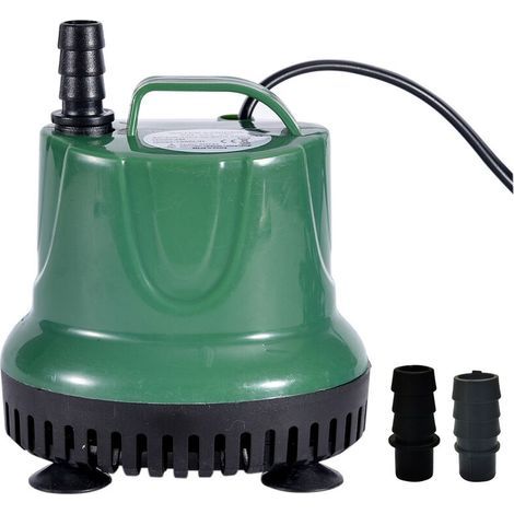 25W 1600L/H Pompe à eau submersible Mini pompe à fontaine avec cordon d'alimentation Pompe à eau silencieuse et étanche pour aquarium, bassin, jardins d'eau, systèmes hydroponiques (1/5)