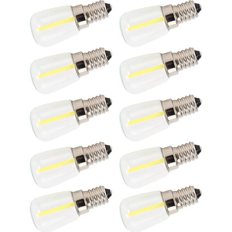 10 Ampoules LED E14 Mini Dimmables 1.5W 110V pour Lustre Applique Éclairage Maison