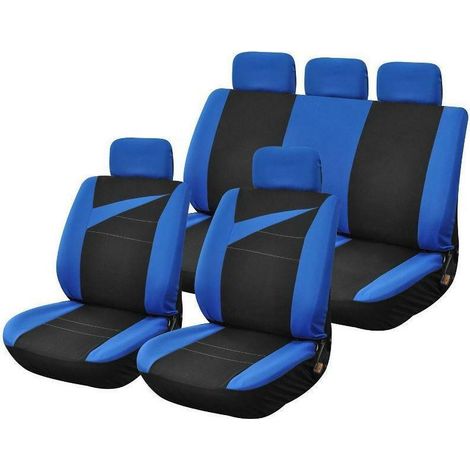 Lubex set de asientos de raza azul cubre el modelo universal 16447
