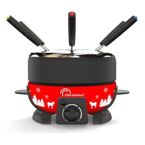 Little Balance Fondue 8689 Rot und Schwarz 800W
